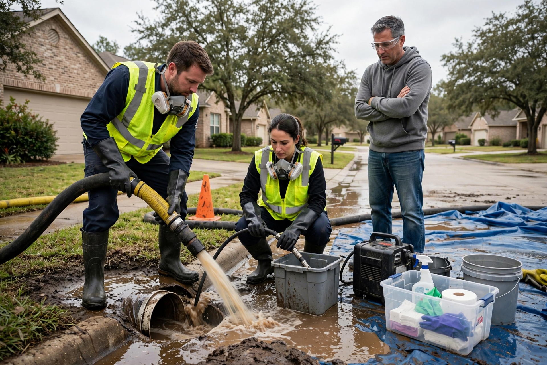 Emergency Sewage Cleanup: Fast Response Protocols for Rosenberg Homeowners